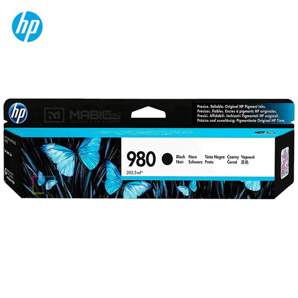 Cartucho de Tinta HP 980 Negro D8J10A OfficeJet X555 X585 Original