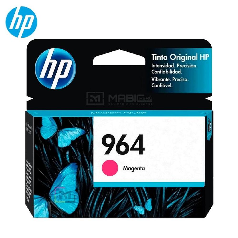 Cartucho de Tinta HP 964 Magenta 3JA51AL OfficeJet 9010 9020 Original