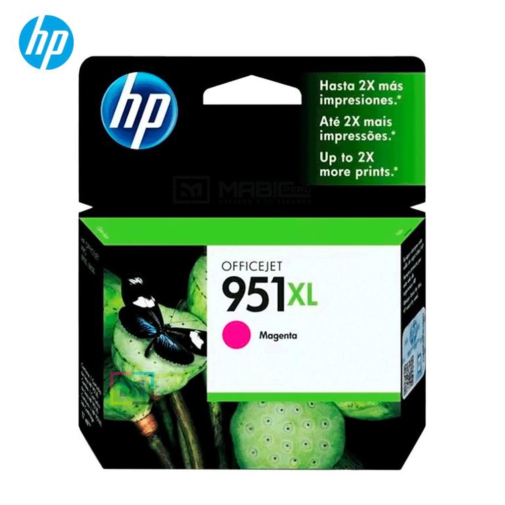 Cartucho de Tinta HP 951XL Magenta CN047AL OfficeJet 8100 8600 8610 Original