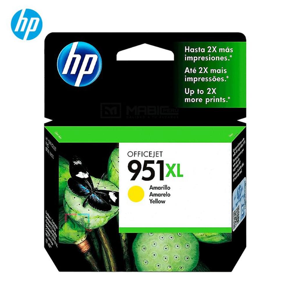 Cartucho de Tinta HP 951XL Amarillo CN048AL OfficeJet 8100 8600 8610 Original