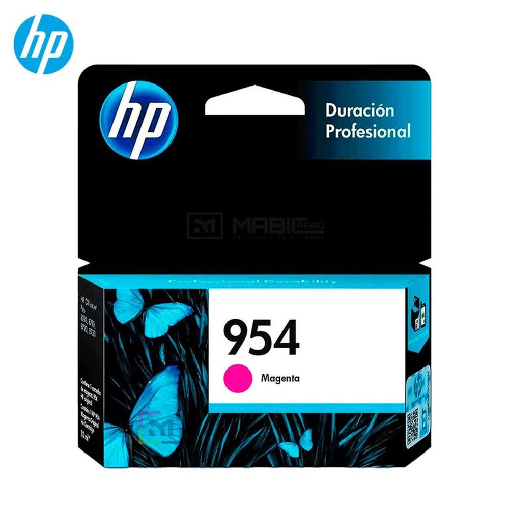 Cartucho de Tinta HP 954 Magenta L0S53AL OfficeJet 7740 8210 8730 Original