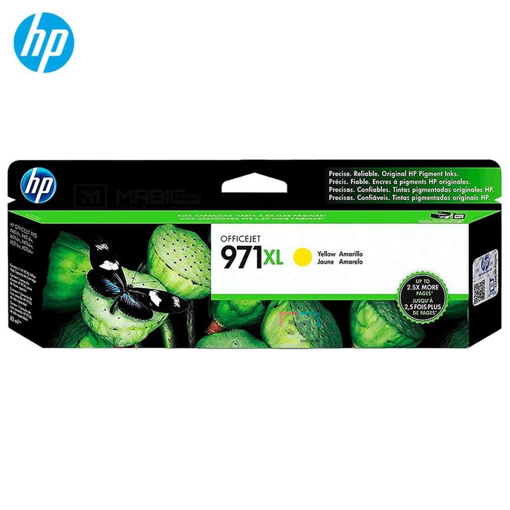 Cartucho de Tinta HP 971XL Amarillo CN628AM OfficeJet Pro X476DW X451DW Original