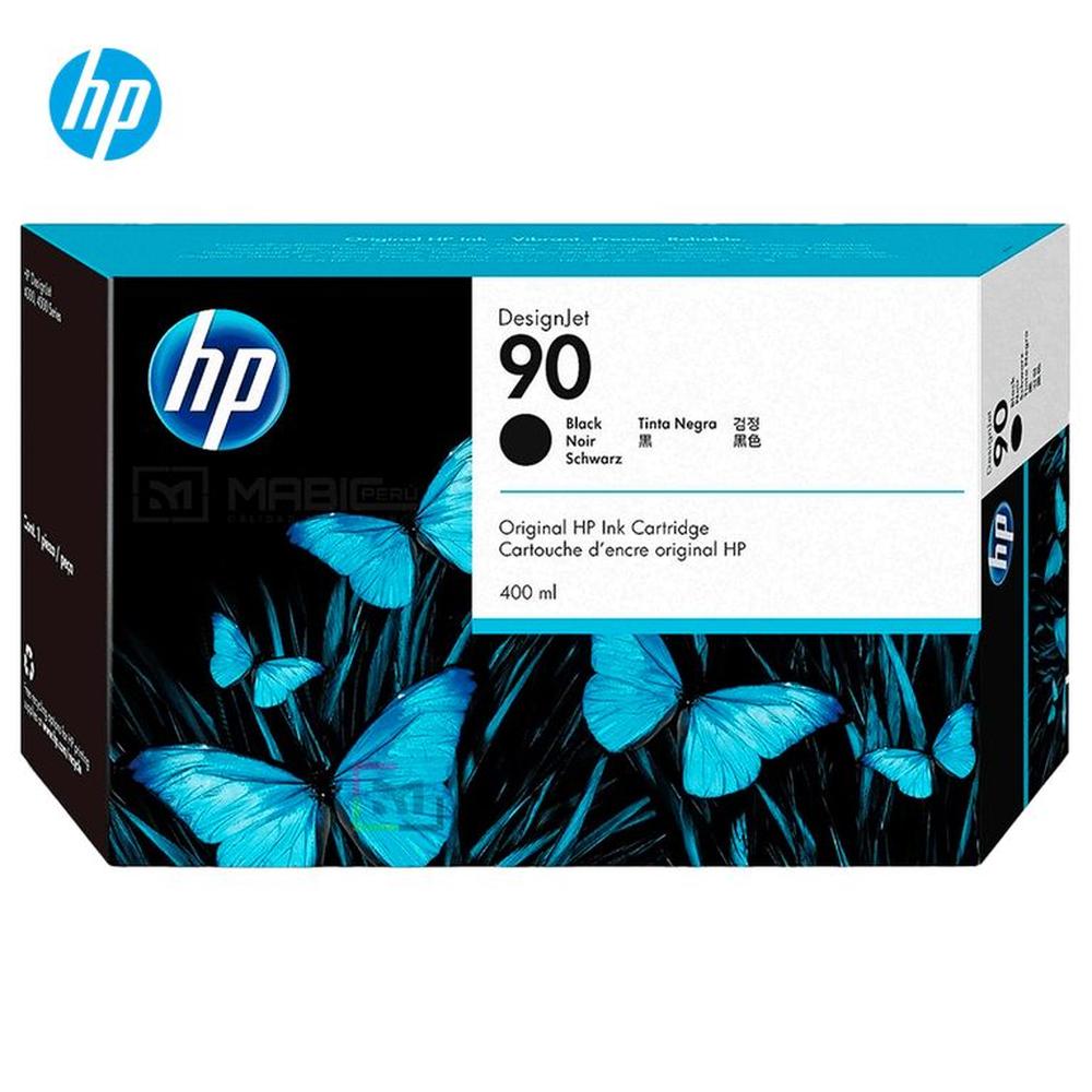 Cartucho de Tinta HP 90 Negro C5058A Designjet 4500 4520 Original - 400ml