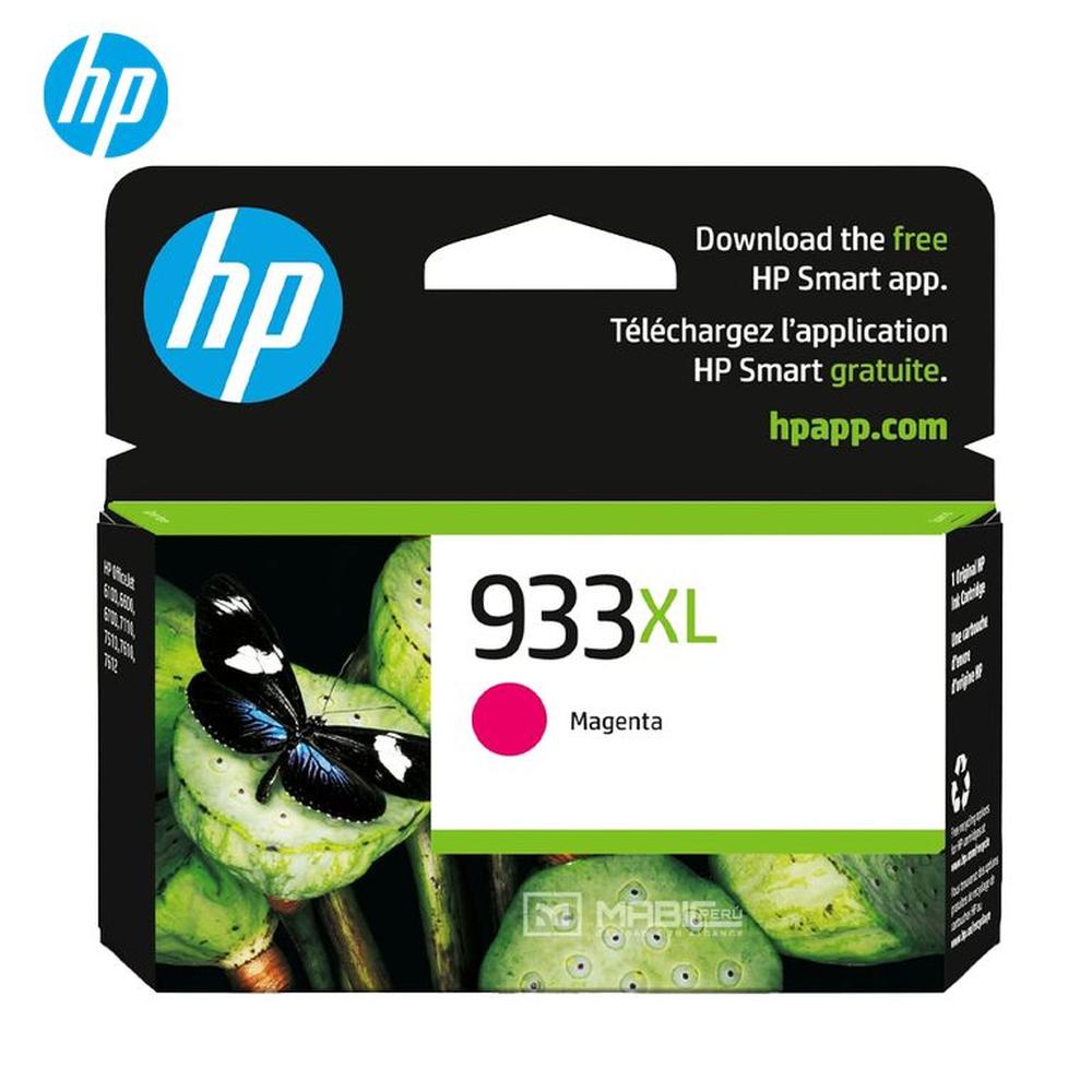 Cartucho de Tinta HP 933XL Magenta CN055AL OfficeJet 6700 7710 7610 Original