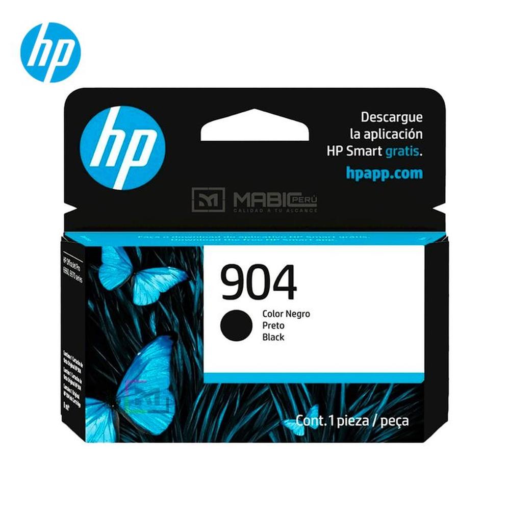 Cartucho de Tinta HP 904 Negro T6M00AL OfficeJet 6950 6970 Original
