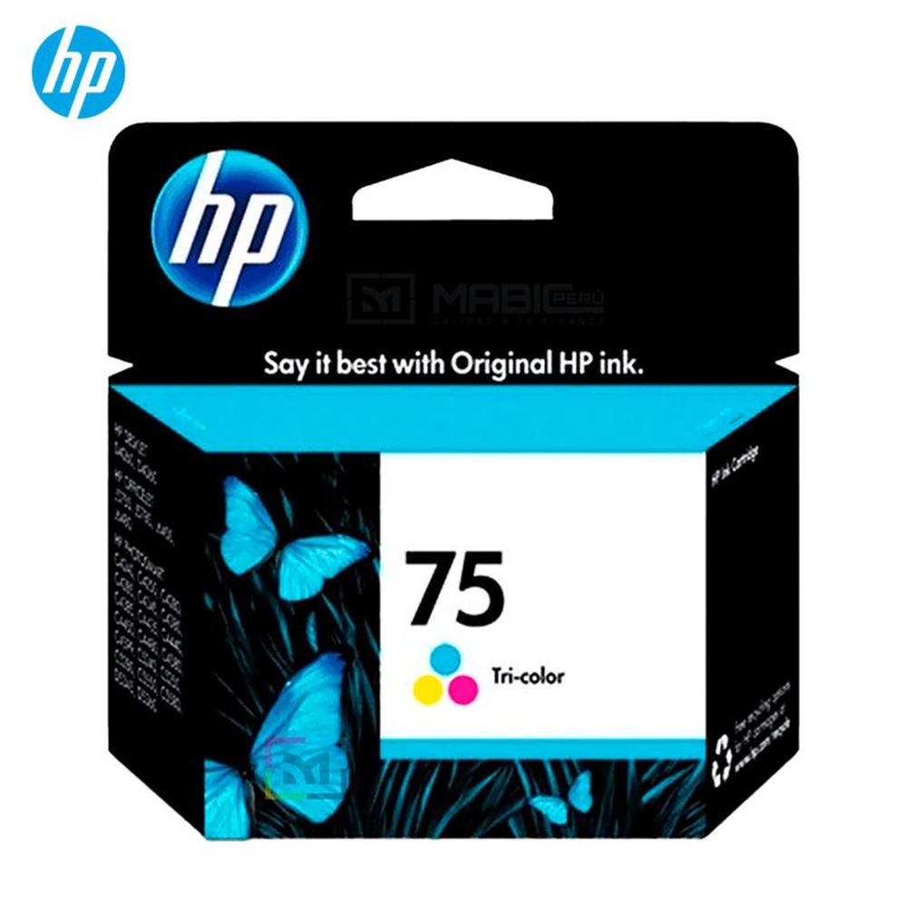 Cartucho de Tinta HP 75 Tricolor CB337WL OfficeJet J5740 C4740 Original