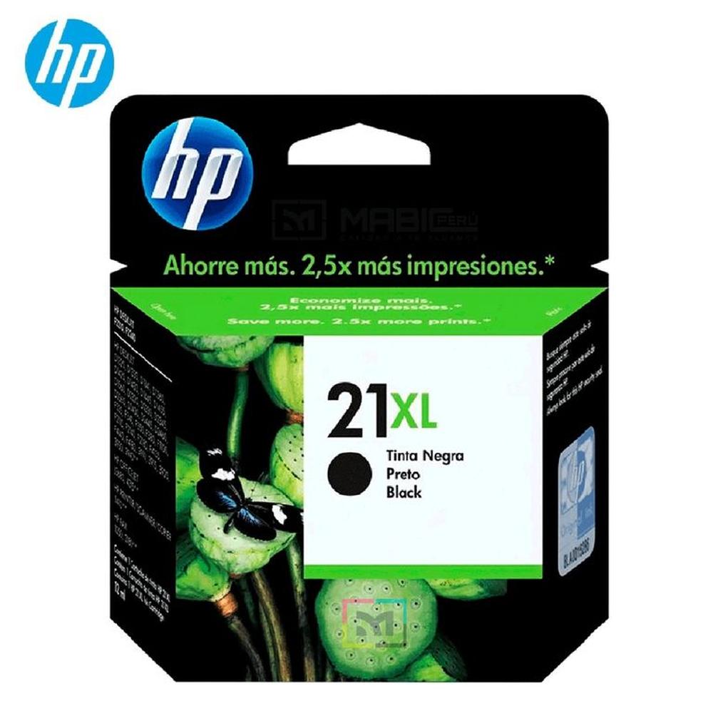 Cartucho de Tinta HP 21XL Negro C9351CL OfficeJet D1320 J3640 1250 Original