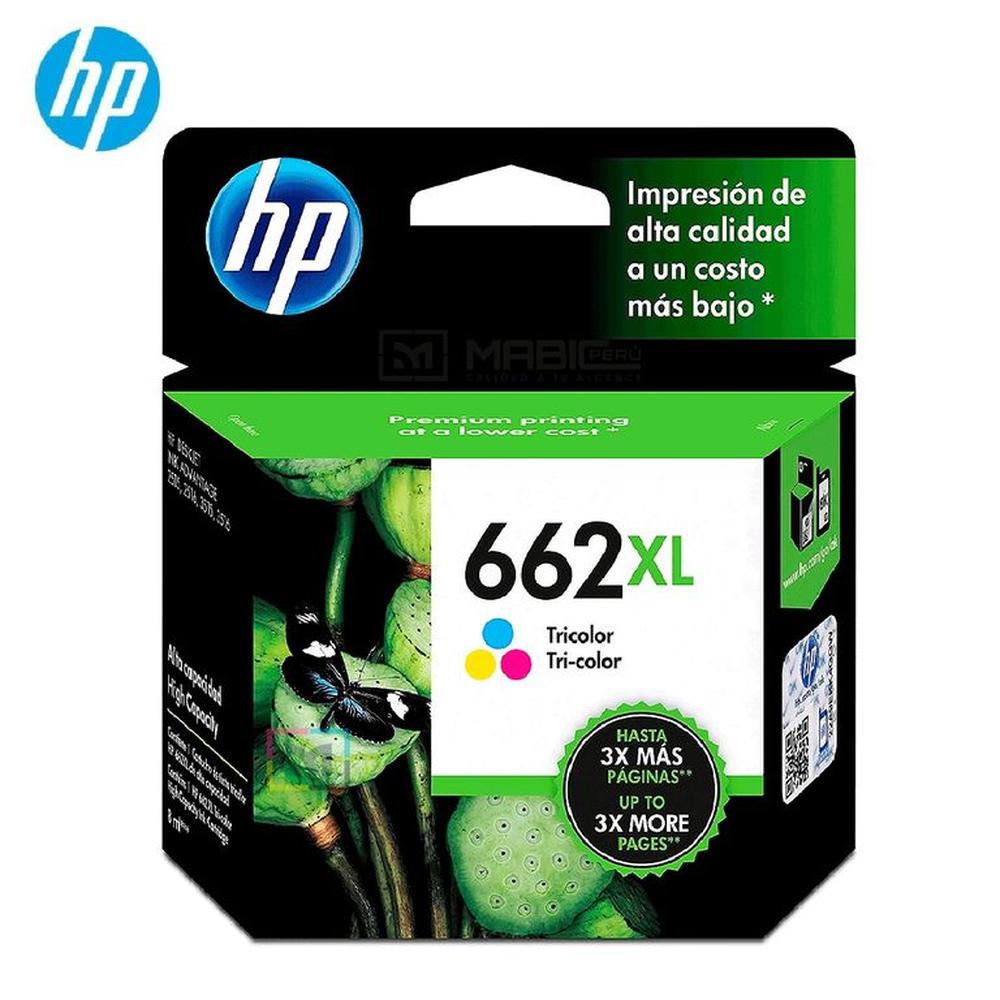 Cartucho de Tinta HP 662XL Tricolor CZ106AL Deskjet 2515 3515 Original