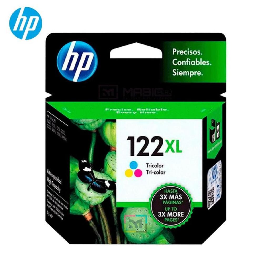 Cartucho de Tinta HP 122XL Tricolor CH564HL Deskjet 1050 2050 3050 Original