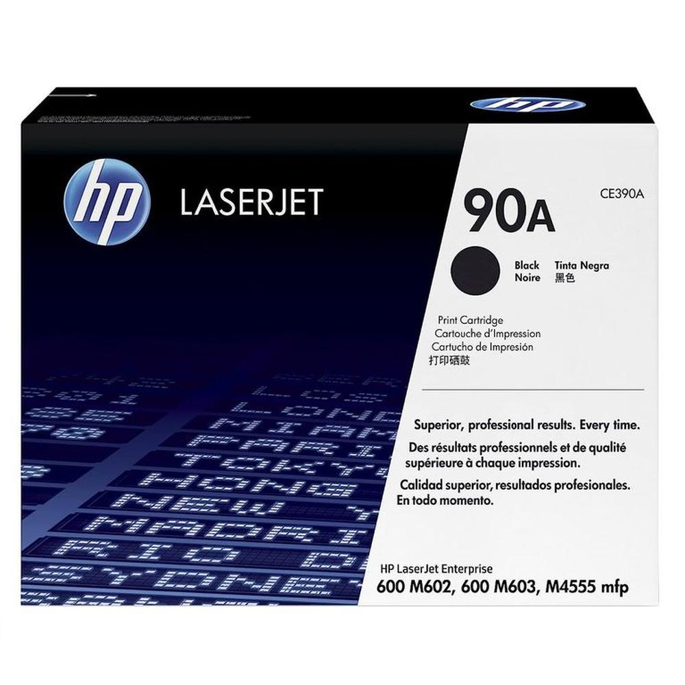 TONER HP 90A NEGRO CE390A LJ 4555 ORIGINAL