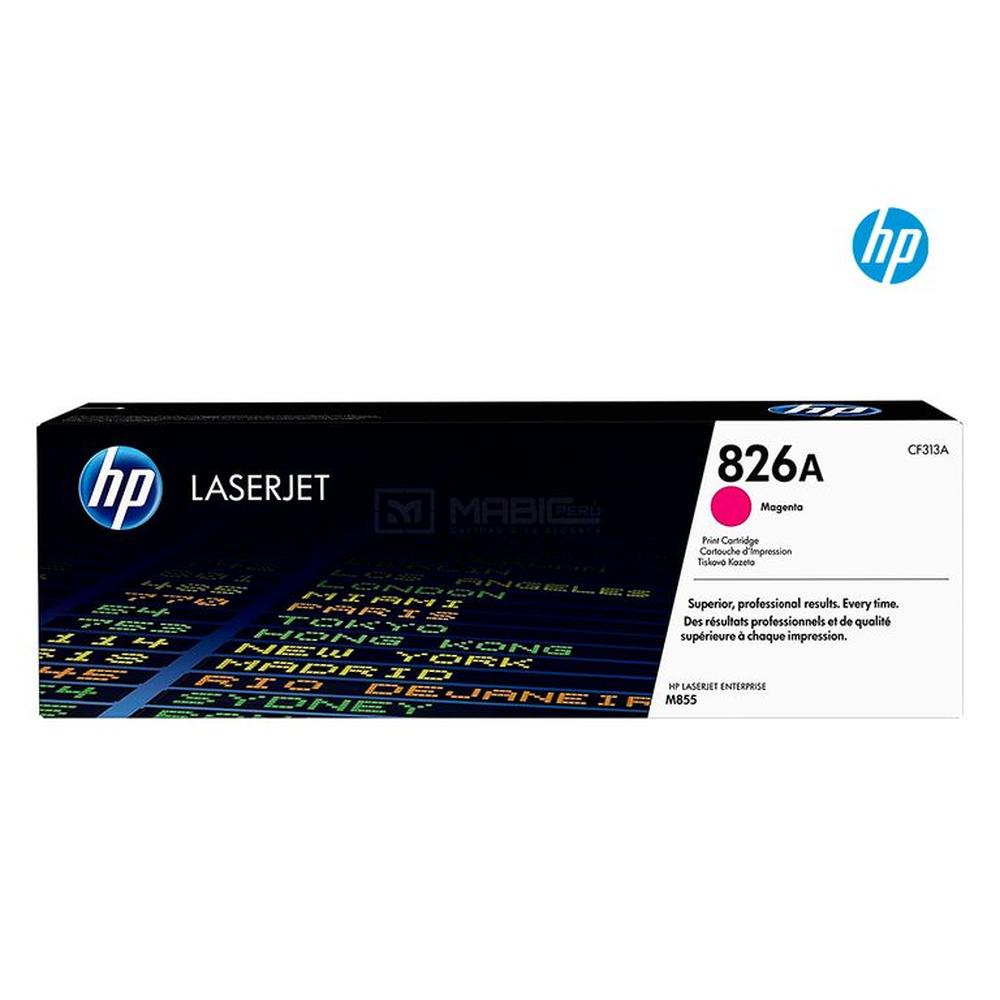 TONER HP 826A MAGENTA CF313A LJ M855DN ORIGINAL
