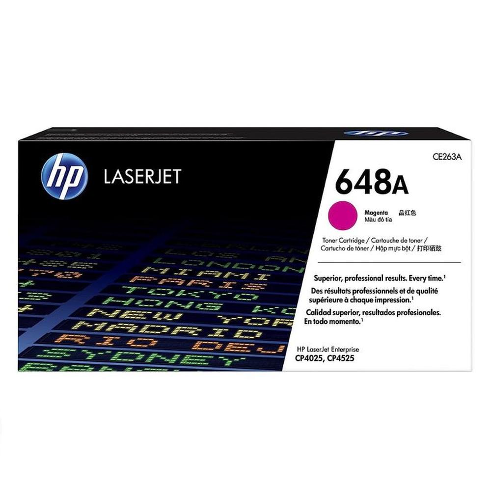 TONER HP 648A MAGENTA CE263A LJ CP4525 ORIGINAL
