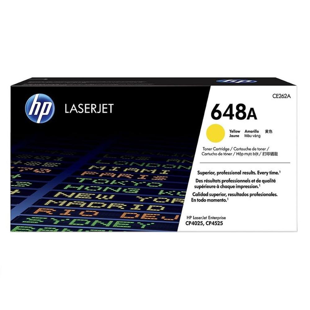 TONER HP 648A AMARILLO CE262A LJ CP4525 ORIGINAL