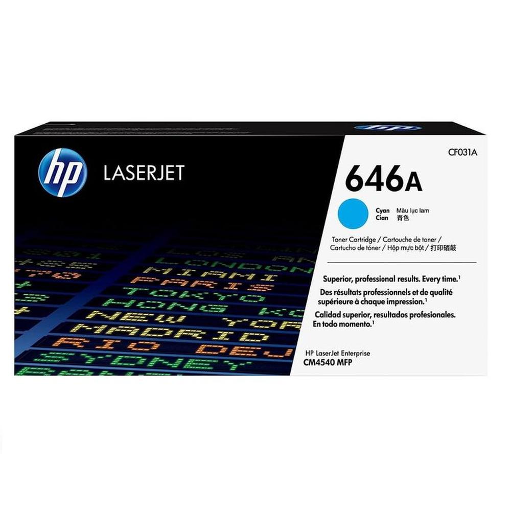 TONER HP 646A CIAN CF031A LJ CM4540 ORIGINAL