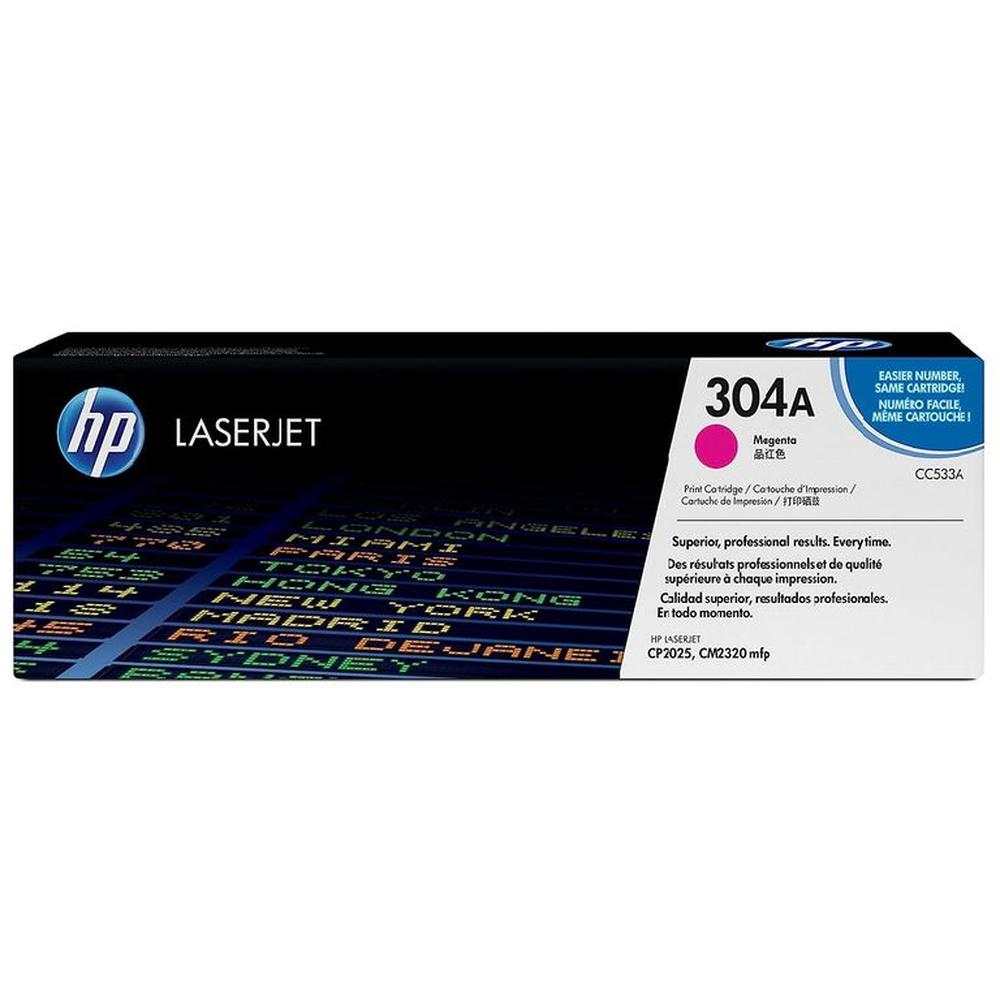 TONER HP 304A MAGENTA CC533A LJ CP2025 ORIGINAL