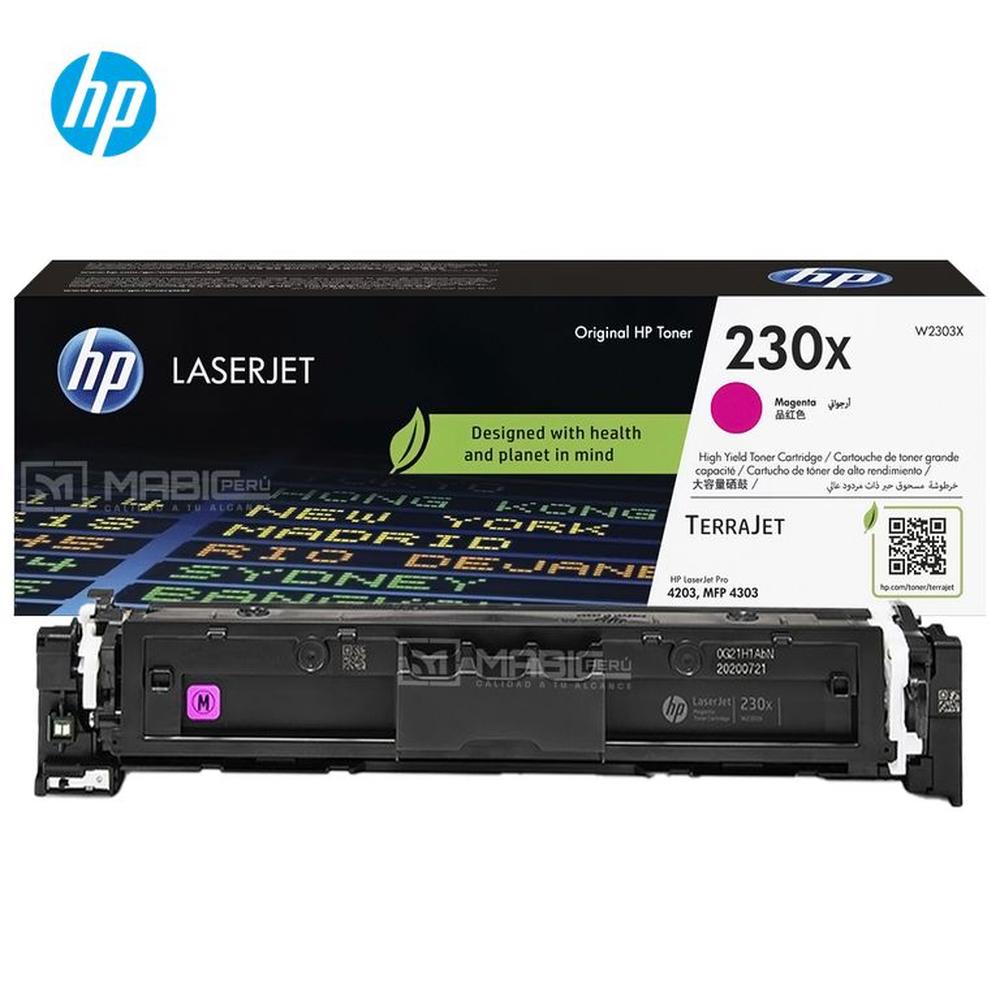 TONER HP 230X MAGENTA W2303X LJ 4203 MFP 4303 ORIGINAL