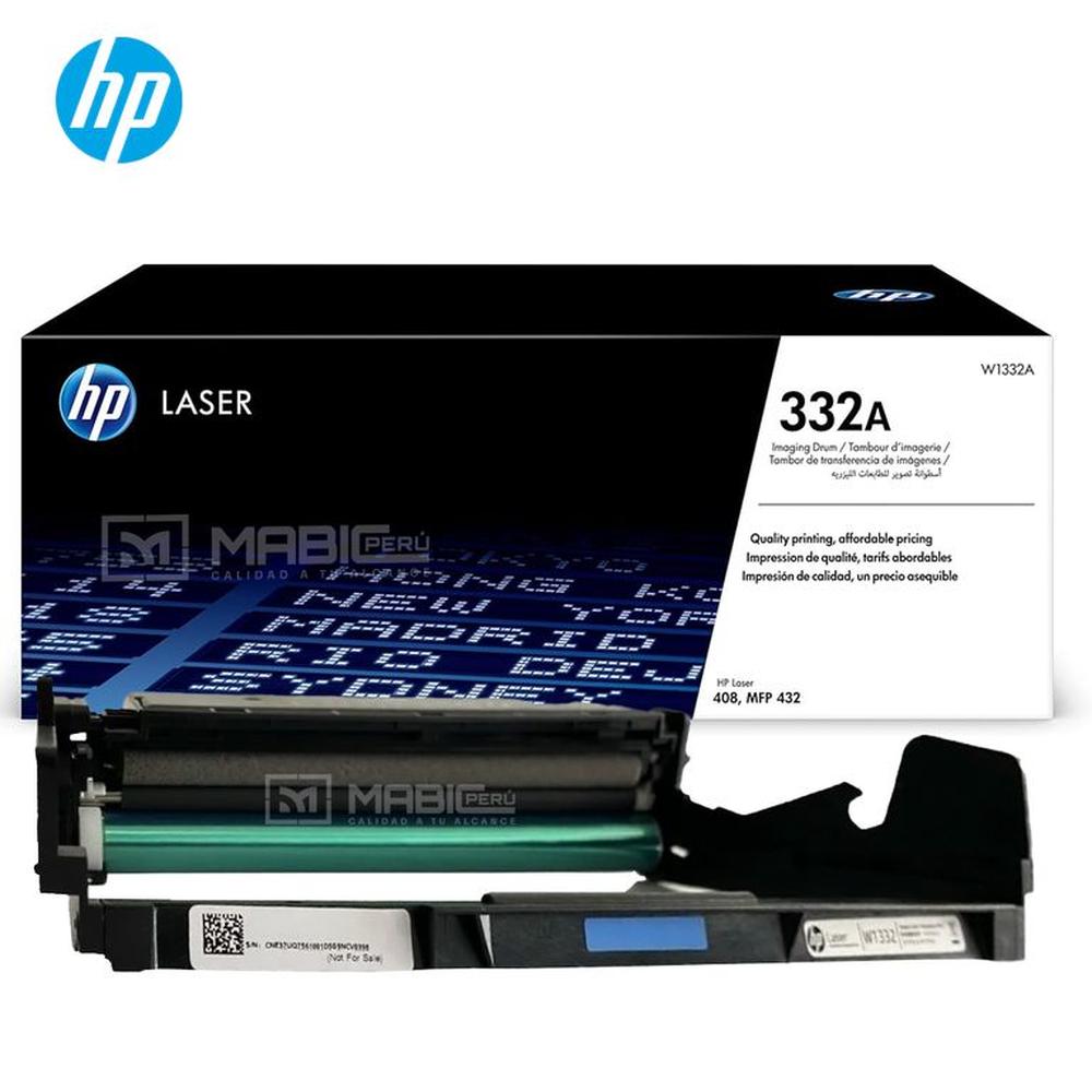 TAMBOR DRUM HP 332A NEGRO W1332A LJ 408DN 432fdn ORIGINAL