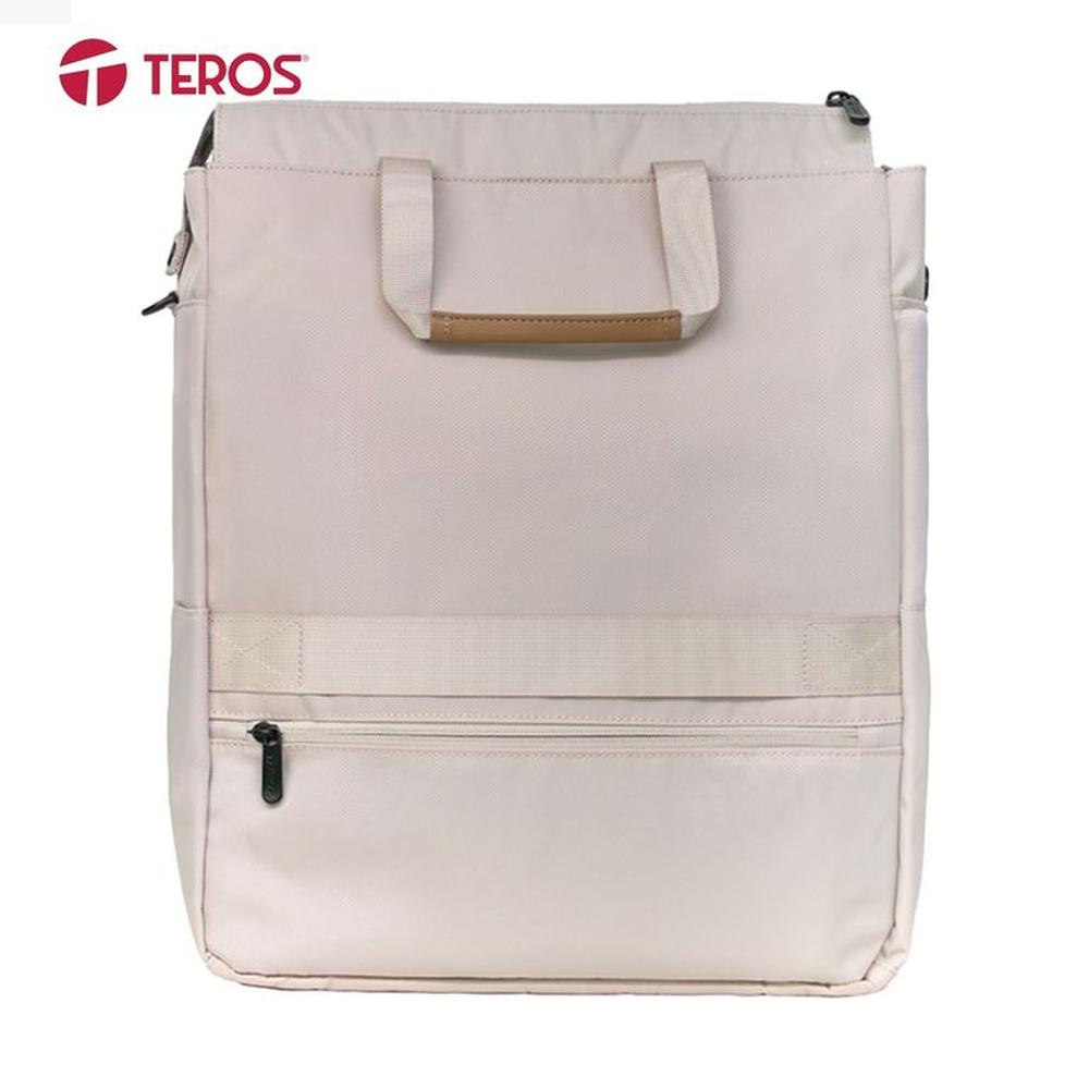 BOLSO DE HOMBRO TEROS ROSSAN BEIGE TE-9033BG NOTEBOOKS 15.6 PULG