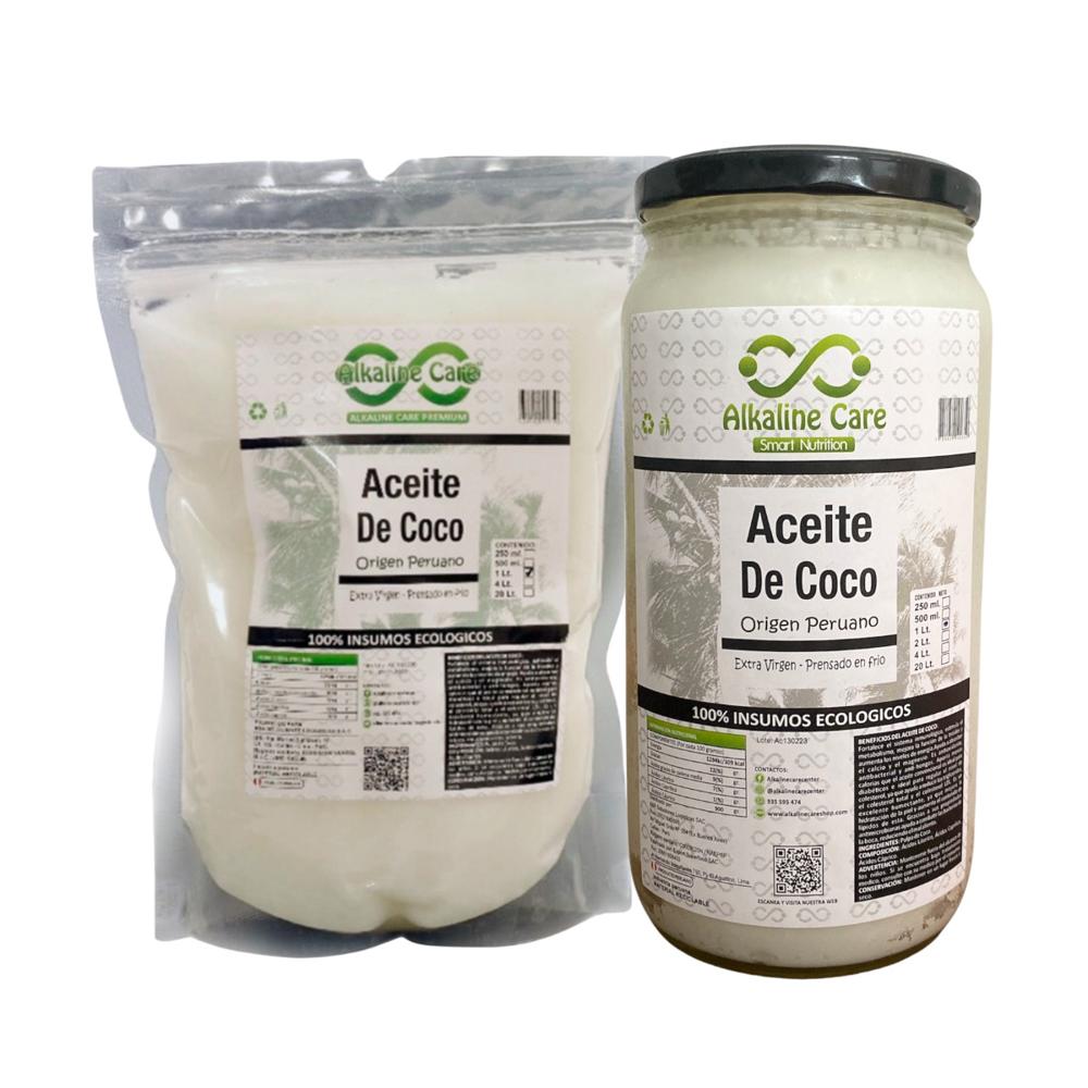 Aceite De Coco 2Lts (1L Sachet + 1L Frasco)