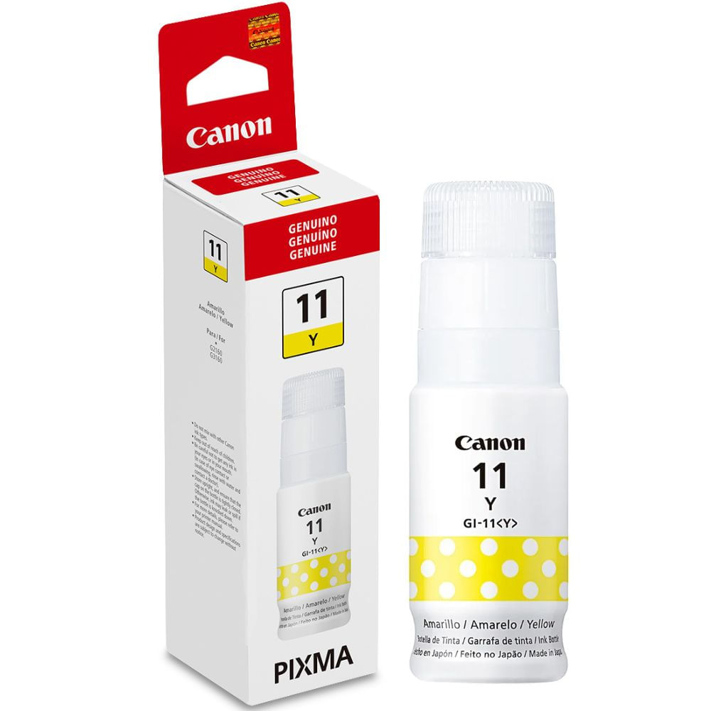 Botella Tinta Canon GI-11 Y (amarillo)