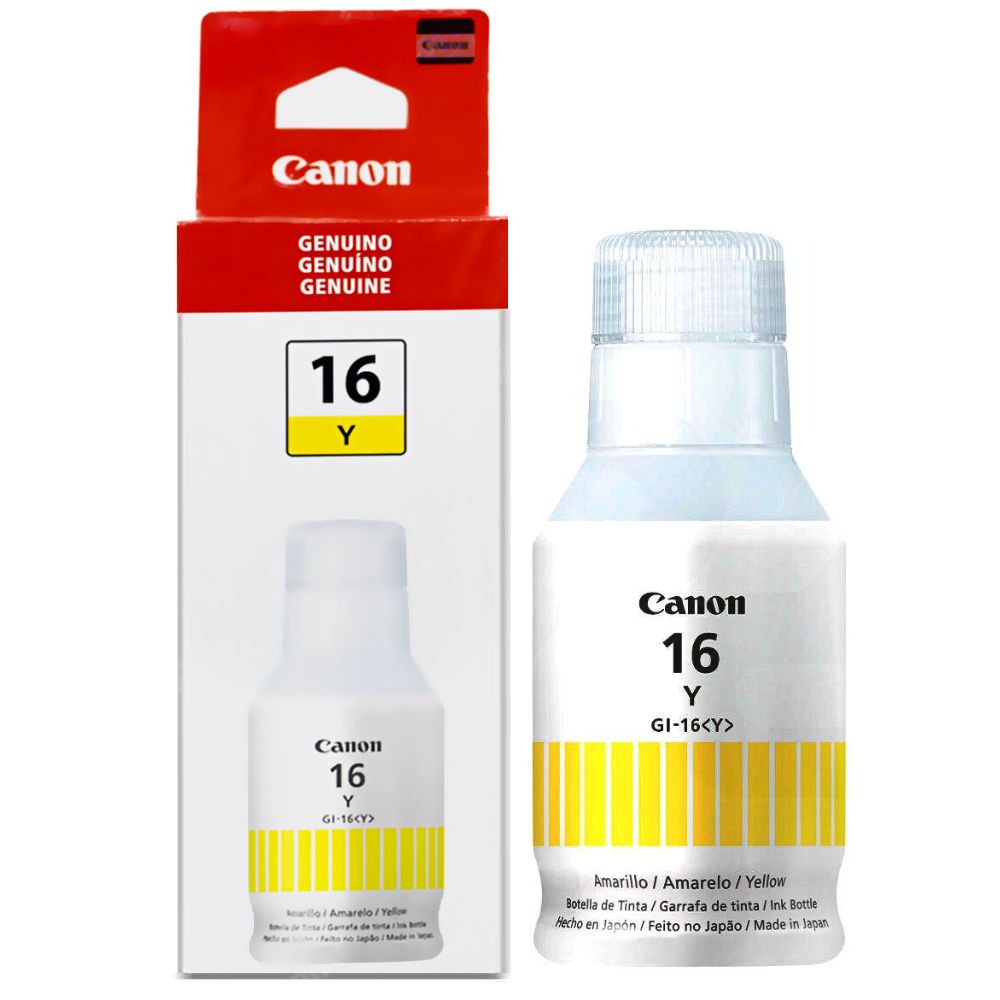 Botella Tinta Canon GI-16 Y (amarillo)