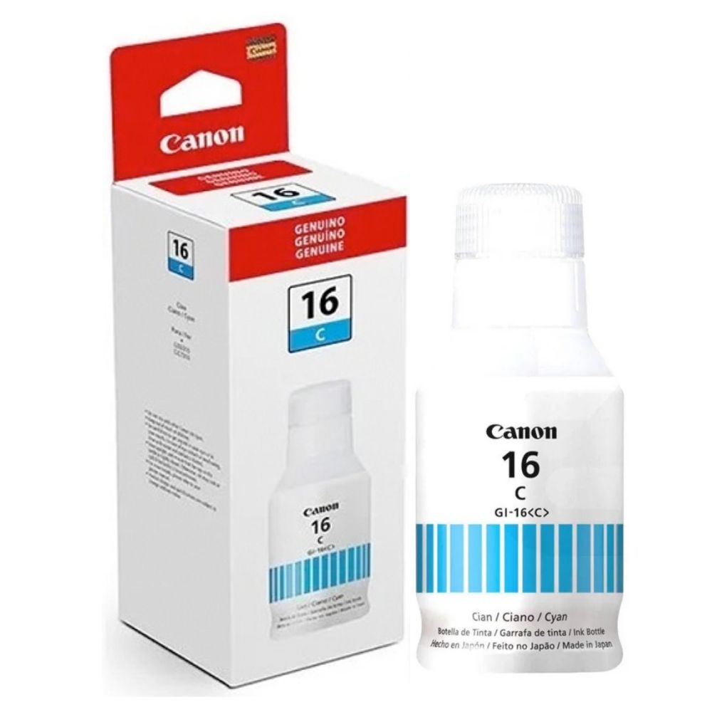 Botella Tinta Canon GI-16 C (cian)