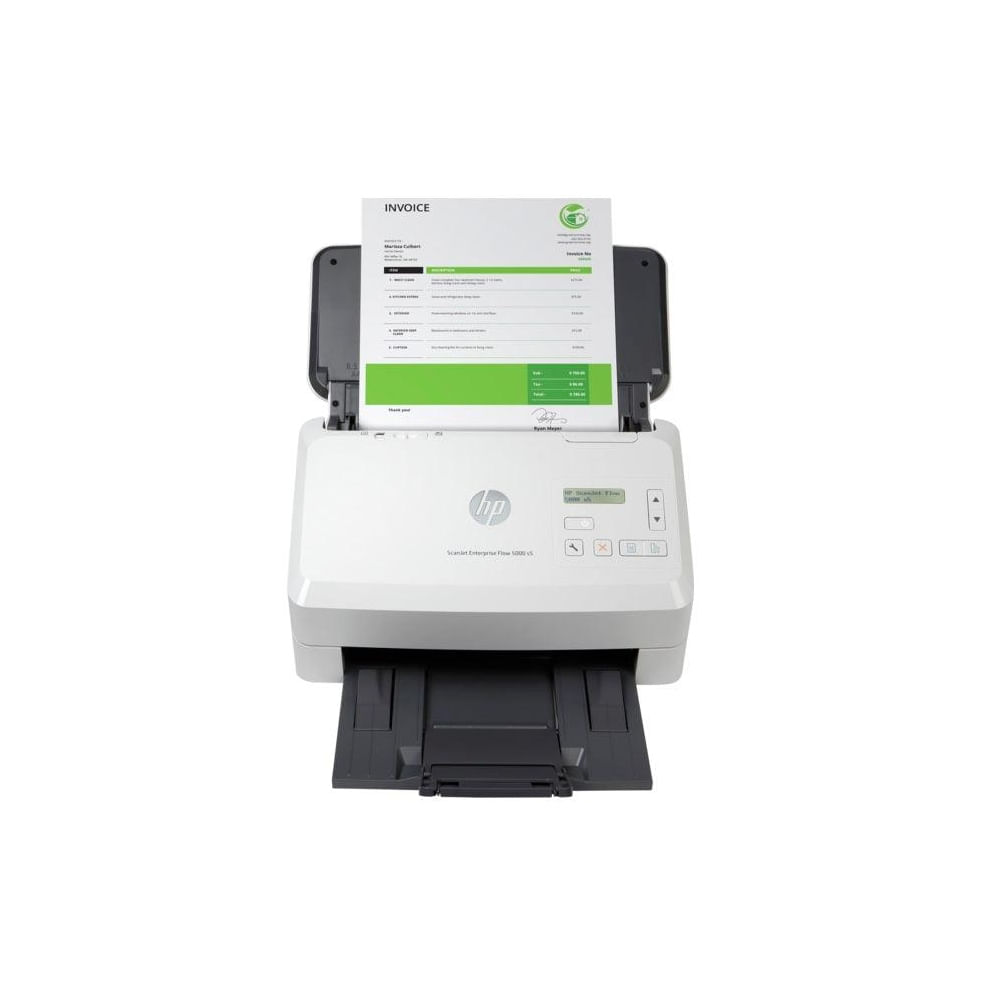 Escáner HP ScanJet Flow 5000 S5, Rápido y Eficiente, Escaneo a Doble Cara, Ideal para Oficina