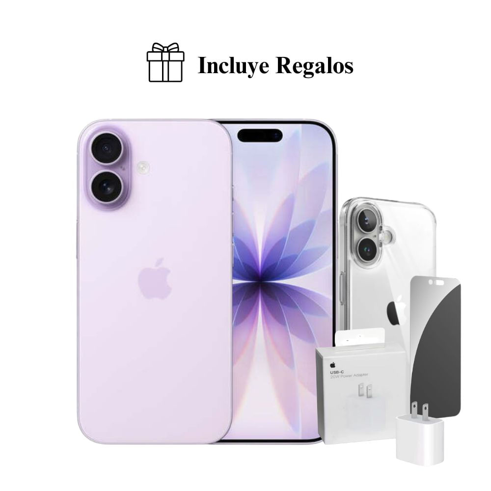Apple iPhone 17 Apple Intelligence 256GB (eSIM) - Lavander + Combo de Regalo