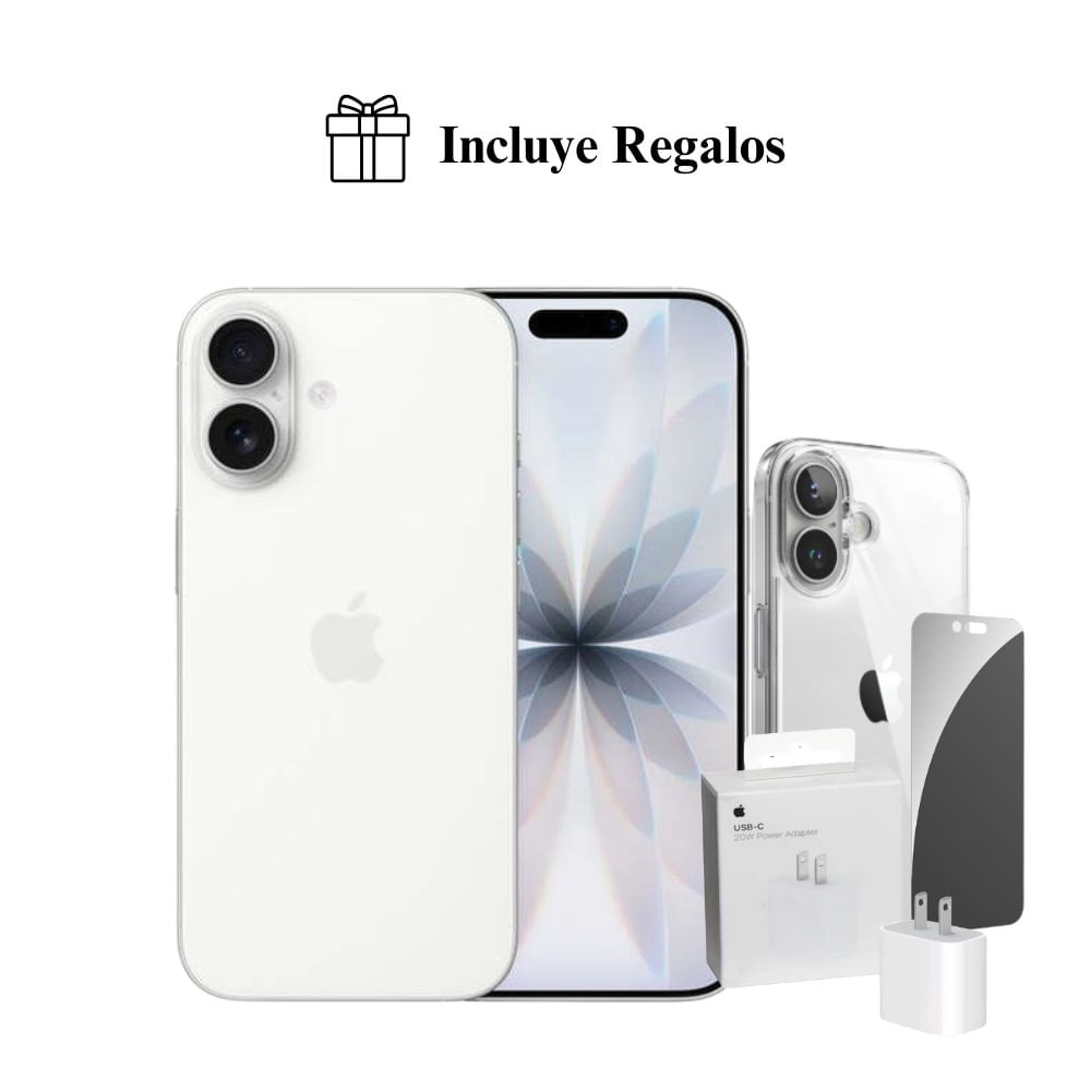 Apple iPhone 17 Apple Intelligence 256GB (eSIM) - White + Combo de Regalo