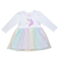 Vestido Tutú Unicornio Manga Larga Bebé Niña BABY EUREKA
