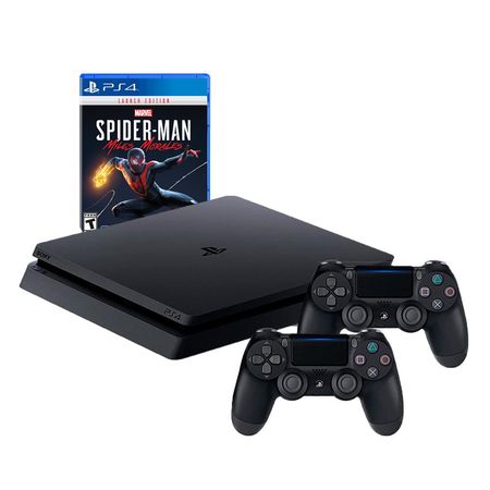 Consola PS4 SLIM 1tb y 2 Mandos + Spiderman Morales  - Reacondicionada