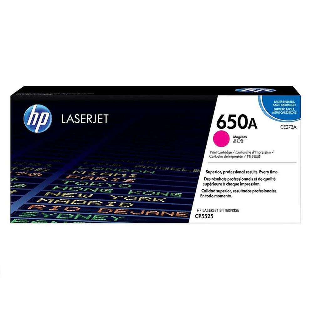 TONER HP 650A MAGENTA CE273A LJ CP5525 ORIGINAL
