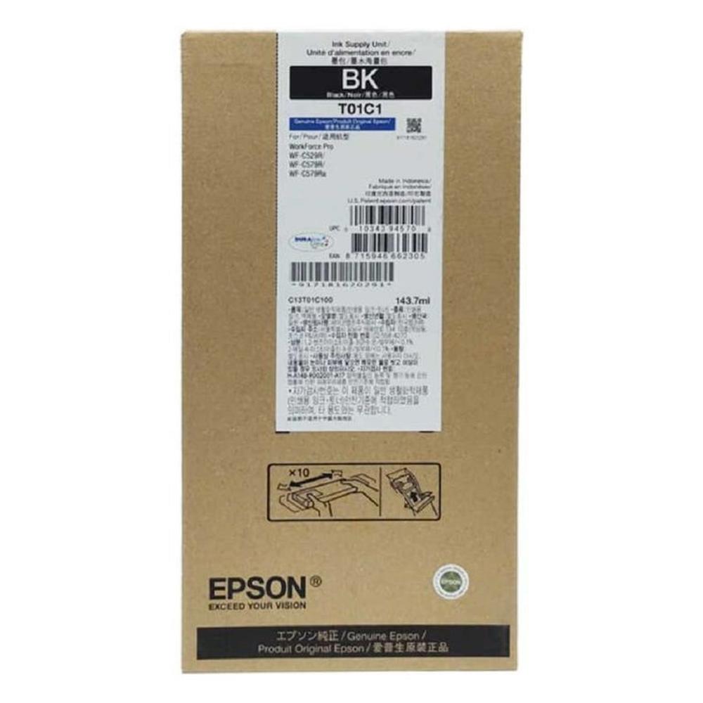 Tinta Epson T01C1 Negro T01C120 - 143ml