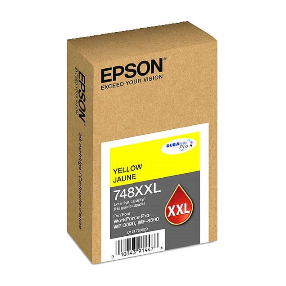 Tinta Epson 748XXL Amarillo WF-6090 WF-6590 WF-8590 WF-8090 - 69ml