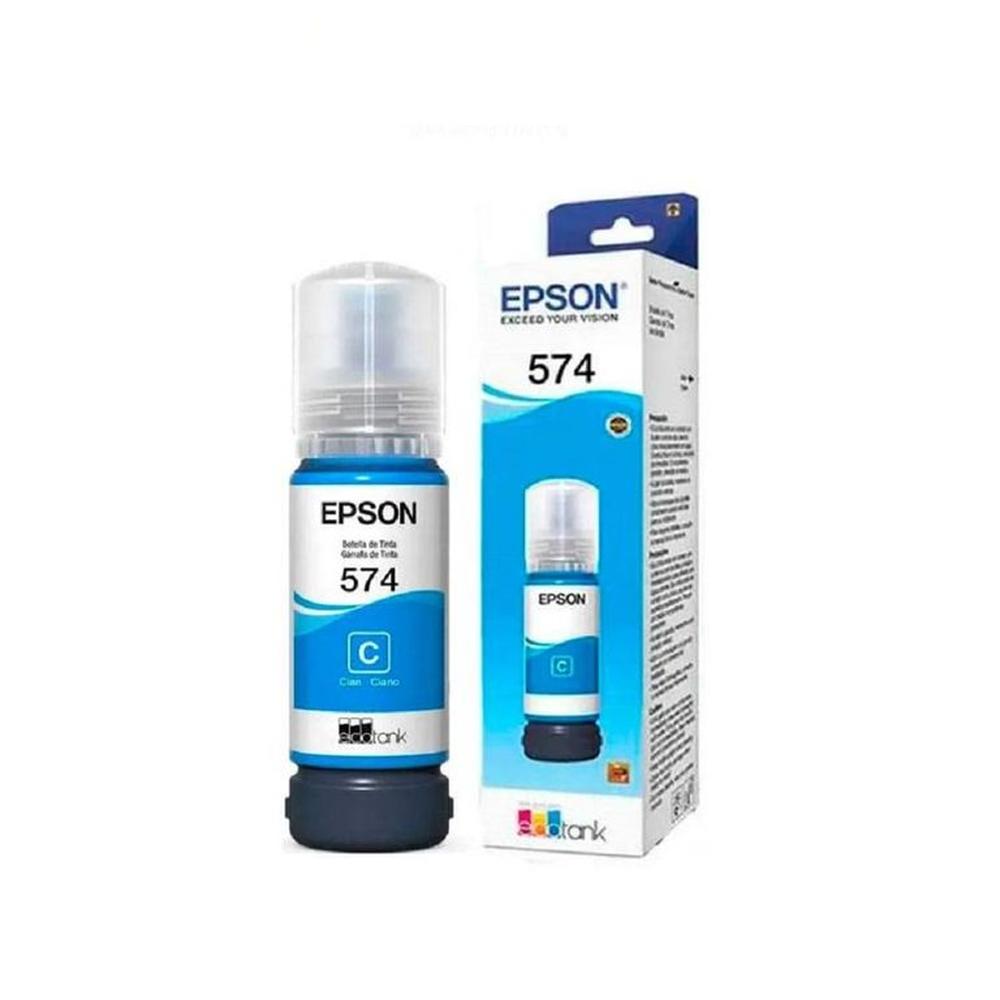 Tinta Epson 574 cian T574220 - 65ml