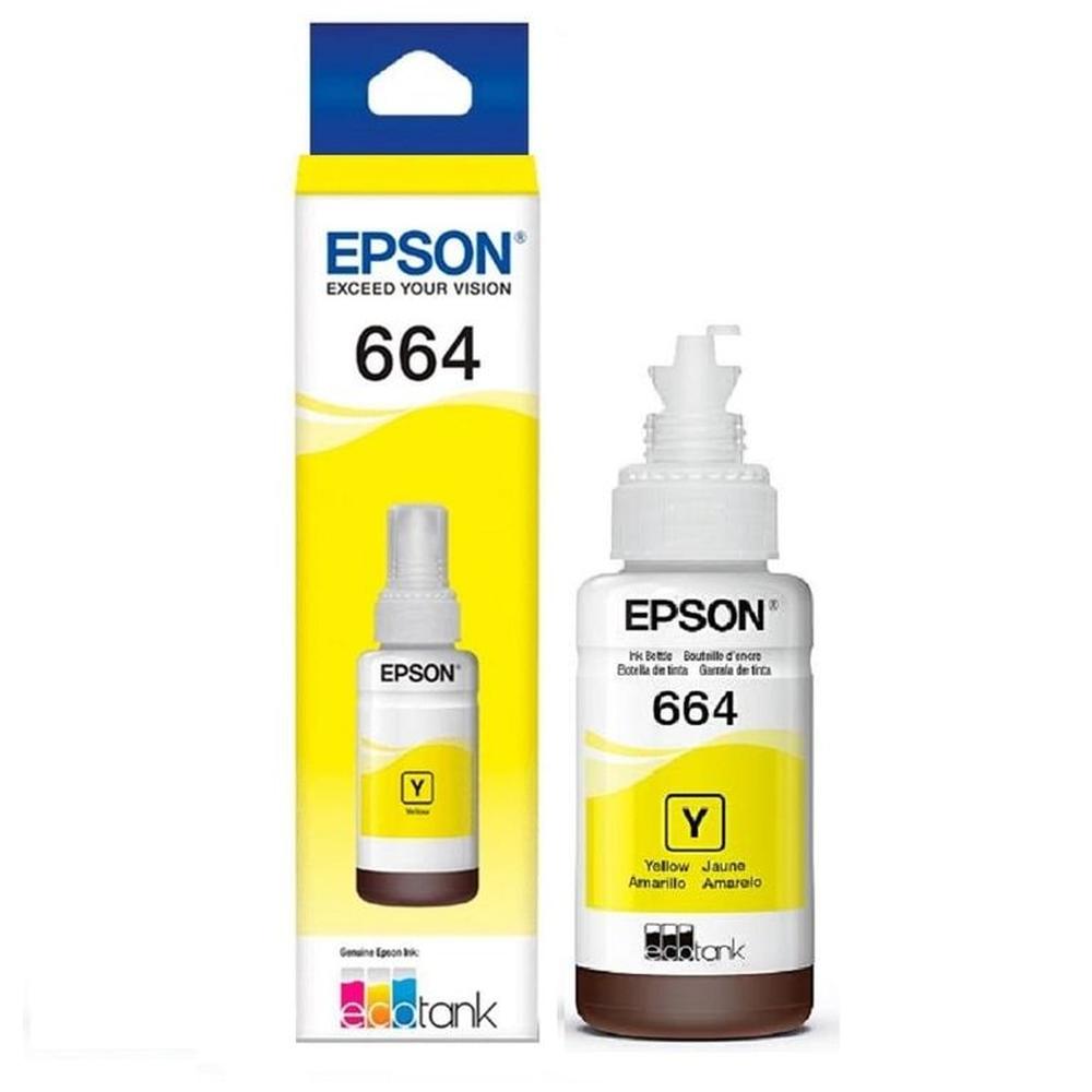 Tinta Epson 664 Amarillo T664420 - 70ml