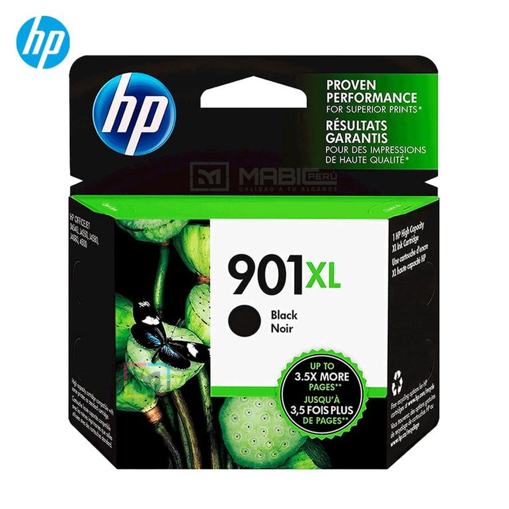 Cartucho de Tinta HP 901XL Negro CC654AL OfficeJet J4580 J4680 Original