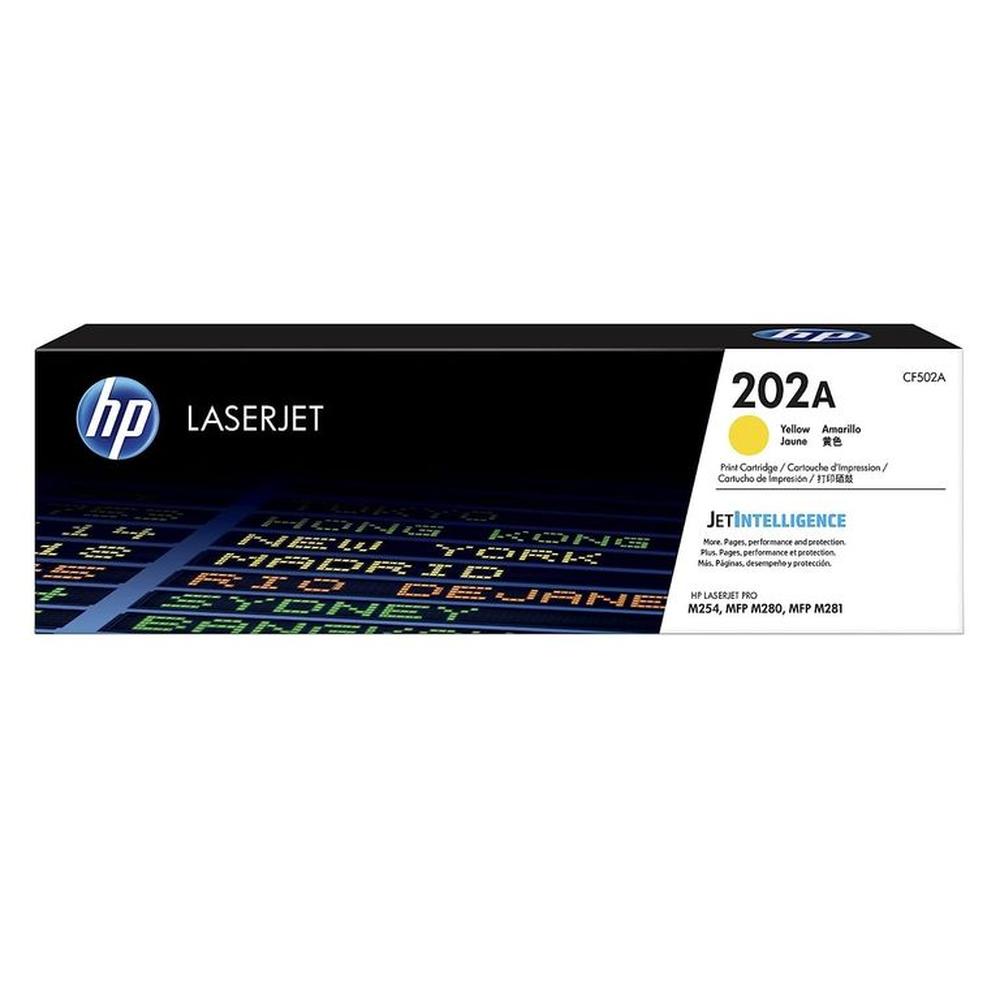 TONER HP 202A AMARILLO CF502A LJP M254 ORIGINAL