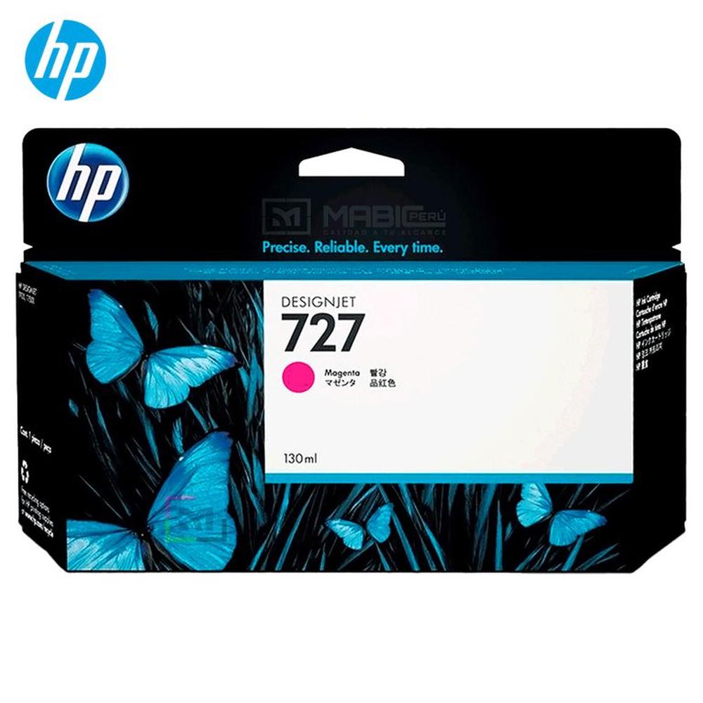 Cartucho de Tinta HP 727 Magenta B3P20A DesignJet T2500 T930 Original - 130ml