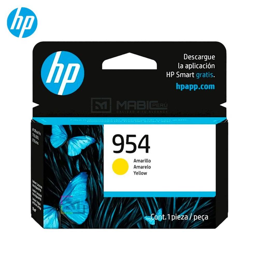 Cartucho de Tinta HP 954 Amarillo L0S56AL OfficeJet 7740 8210 8730 Original