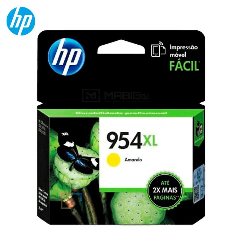 Cartucho de Tinta HP 954XL Amarillo L0S68AL OfficeJet 7740 8210 8730 Original