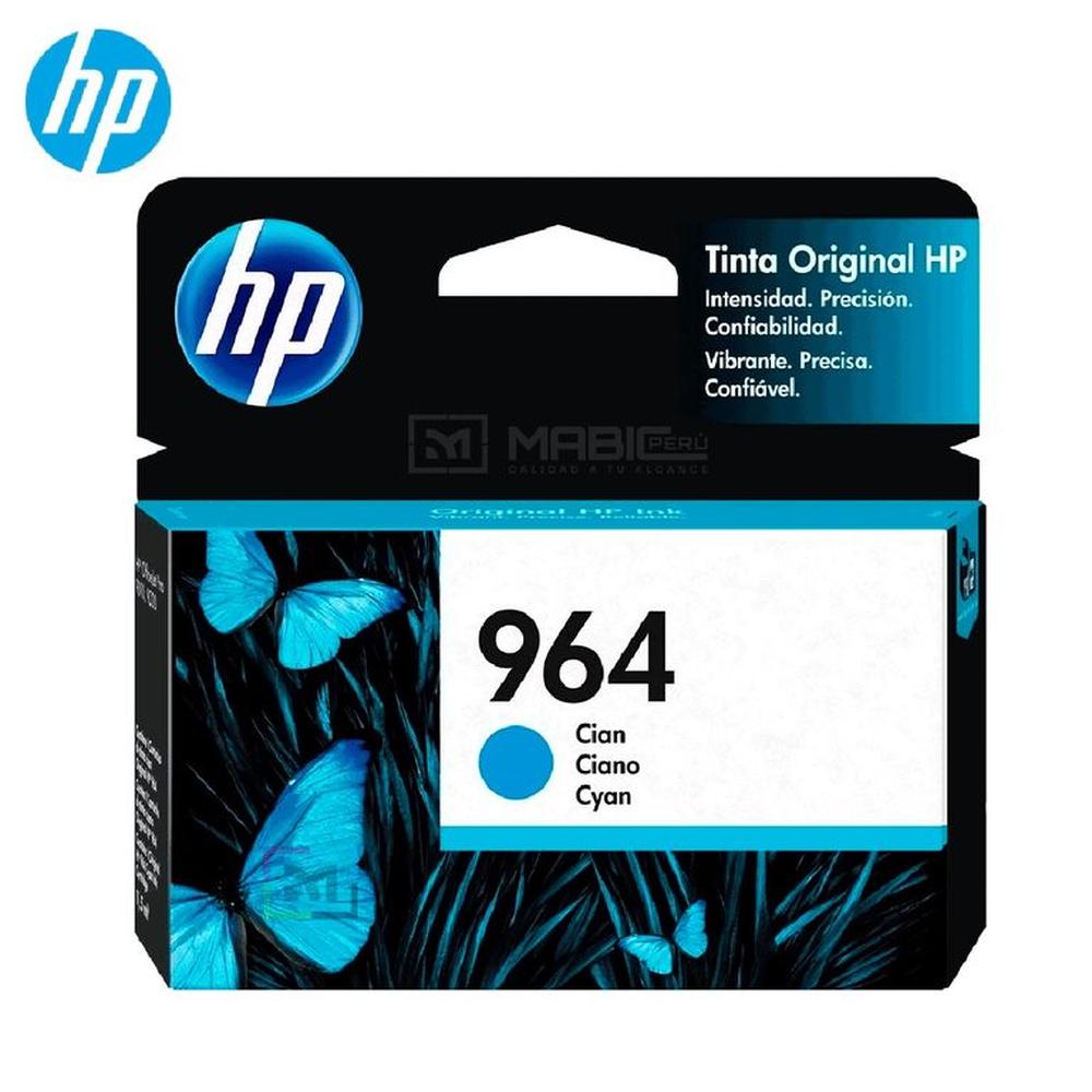 Cartucho de Tinta HP 964 Cian 3JA50AL OfficeJet 9010 9020 Original