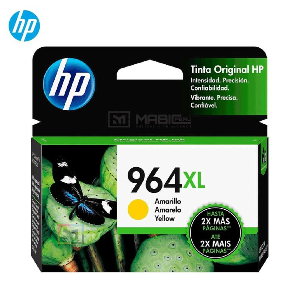 Cartucho de Tinta HP 964XL Amarillo 3JA56AL OfficeJet 9010 9020 Original