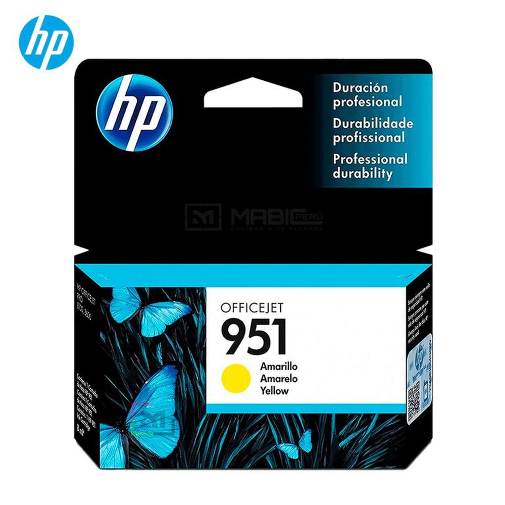 Cartucho de Tinta HP 951 Amarillo CN052AL OfficeJet 8100 8600 8610 Original