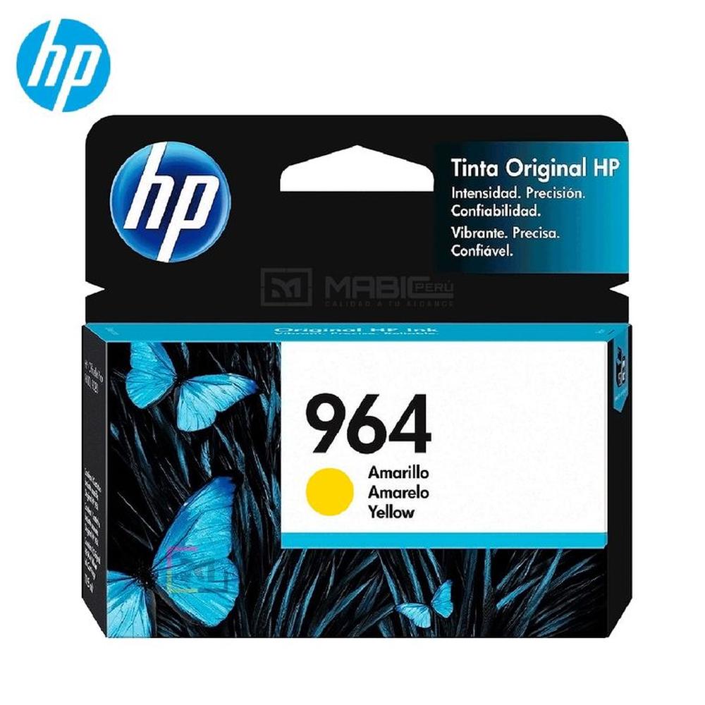 Cartucho de Tinta HP 964 Amarillo 3JA52AL OfficeJet 9010 9020 Original