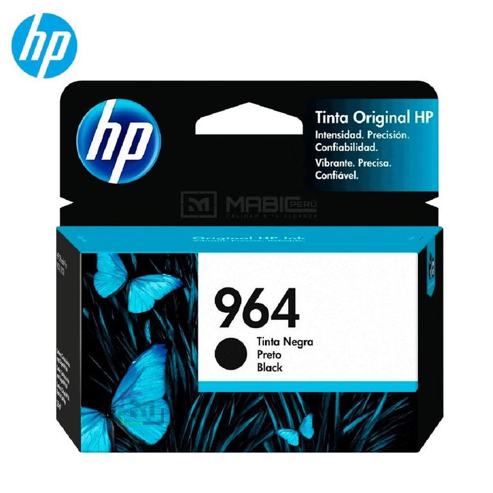 Cartucho de Tinta HP 964 Negro 3JA53AL OfficeJet 9010 9020 Original