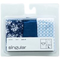 Trusa Pack x3 Bikini Diseño Mujer SINGULAR
