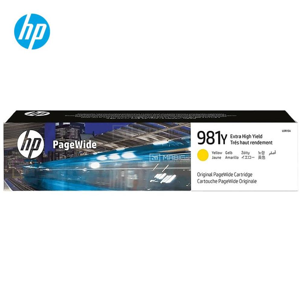 Cartucho de Tinta HP 981Y Amarillo L0R15A PageWide 556dn 586dn Original