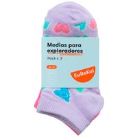 Medias Pack x 3 Niña EUREKA
