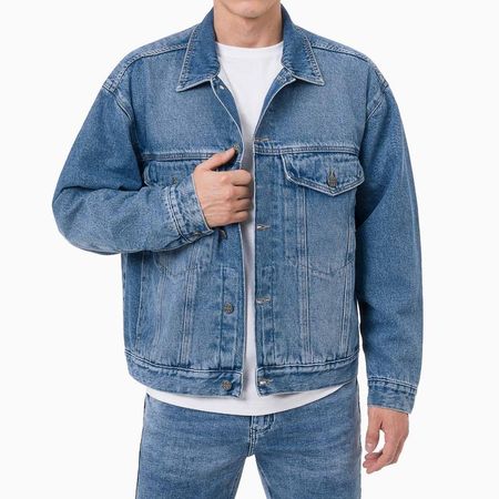 Casaca Denim Gzuck Hombre Larxo Total Bleach St. S